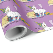Silvester Cat Funny Geschenkpapier (Rolleneckpunkt)