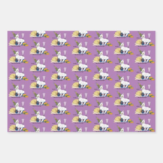 Silvester Cat Funny Geschenkpapier Set (Vorderseite 2)