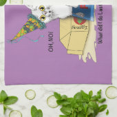 Silvester Cat Funny Geschirrtuch (Gefaltet)