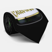 Silvester Champagne Flasche Celebrate Necktie Krawatte (Gerollt)