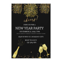 Silvester Champagner Neujahrsparty