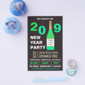 Silvester Club/Society Bash-Logo und Foto Flyer (Einzeln)