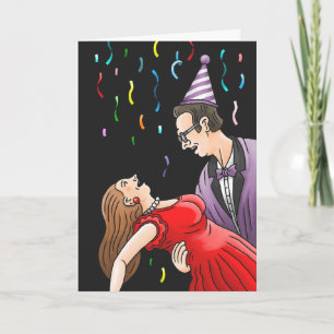 Silvester-Confetti-Party Einladung