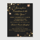 Silvester Countdown-Party, Magnet-Karte Magnetkarte (Vorderseite)