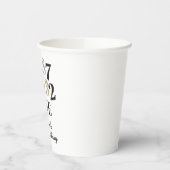 Silvester Countdown zum ersten Geburtstag Pappbecher (Links)