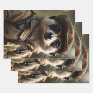 Silvester dem Erdmännchen salutieren: Die Geschich Geschenkpapier Set