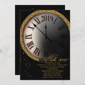 Silvester Einladung (Vorne/Hinten)