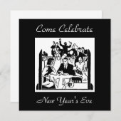 Silvester Einladung (Vorne/Hinten)