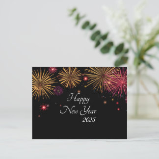 Silvester Feuerwerk Celebratio Postkarte