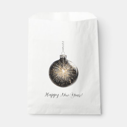 Silvester-Feuerwerkskugel Geschenktütchen (Vorderseite)