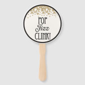 Silvester Foto Stand Prop Dekorationen Fächer (Vorderseite)