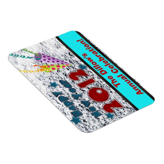 SILVESTER GASTGESCHENK MAGNETS-VORLAGE MAGNET (Rechte Seite)