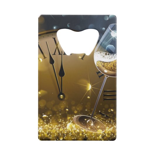 Silvester Geldbeutel Flaschenöffner (Vorderseite)