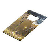 Silvester Geldbeutel Flaschenöffner (Vorderseite Schrägansicht)