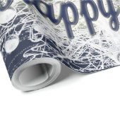 Silvester Geschenkpapier (Rolleneckpunkt)