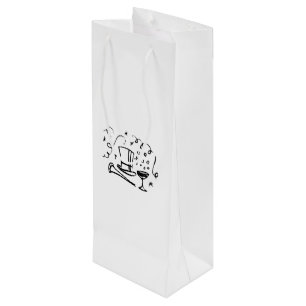 Silvester Geschenktüte Für Weinflaschen