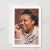 SILVESTER GREETINGS 2025 weiße gelbe Karte (Rückseite)