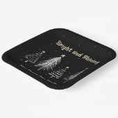 Silvester-, Helle- und Shinty-Party Pappteller (Gewinkelt)