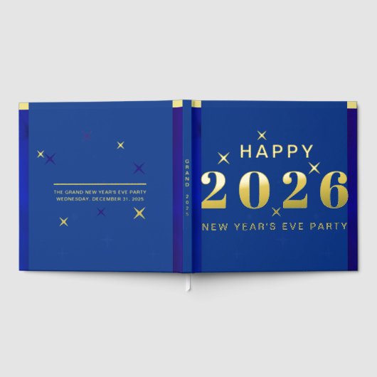 Silvester Holiday Party Gästebuch (Voll)