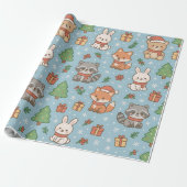 Silvester im Wald Geschenkpapier (Ungerollt)
