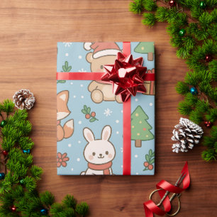 Silvester im Wald Geschenkpapier