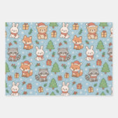 Silvester im Wald Geschenkpapier Set (Vorderseite 2)