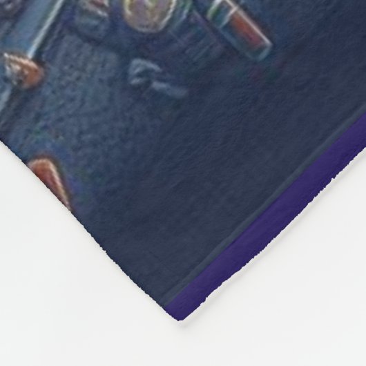 Silvester in New York City Fleecedecke (Ecke)