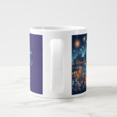 Silvester in New York City Jumbo-Tasse (Rückseite)
