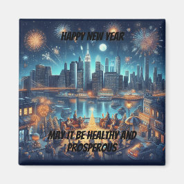 Silvester in New York City Magnet