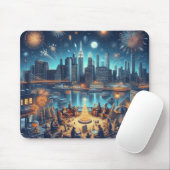 Silvester in New York City Mousepad (Mit Mouse)