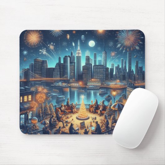 Silvester in New York City Mousepad (Mit Mouse)