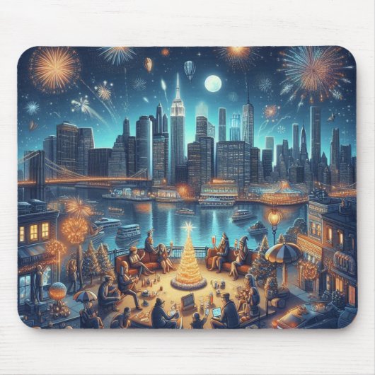 Silvester in New York City Mousepad (Vorne)
