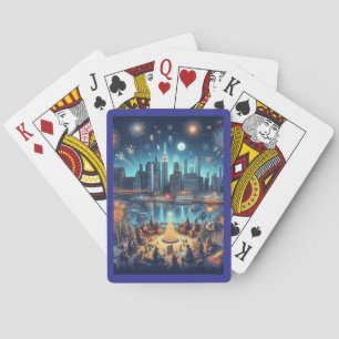 Silvester in New York City Spielkarten