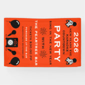 Silvester Karaoke Countdown Banner (Horizontal)