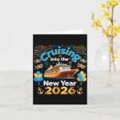 Silvester Kreuzfahrt Urlaub 2026 Karte (Gelbe Blume)