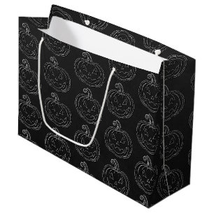 Silvester-Kürbis Halloween Große Geschenktüte