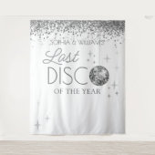 Silvester letzte Diskothek des Jahres Hintergrund Wandteppich (Vorderseite)