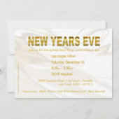 Silvester Masquerade Party Einladung (Rückseite)