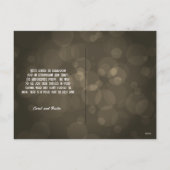 Silvester-Masquerade-Party Feiertagspostkarte (Rückseite)