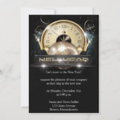 Silvester Night Party Einladung (Vorderseite)