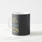 Silvester Nk Gold Party Kaffeetasse (Vorderseite Links)