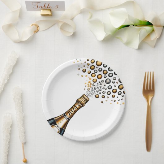 Silvester Pappteller (Hochzeit)