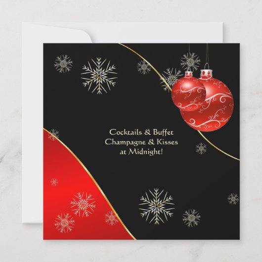 Silvester Party 2020 Einladung (Rückseite)