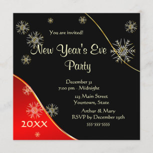 Silvester Party 2020 Einladung