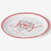 Silvester Party 2023 Napkins Pappteller (Schrägansicht)