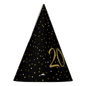 Silvester Party 2025 Gold Partyhütchen (Links)