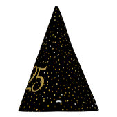 Silvester Party 2025 Gold Partyhütchen (Rechts)