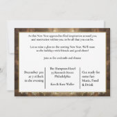 Silvester-Party Böhk Lights Einladung (Rückseite)