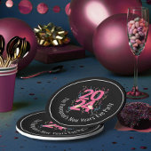 Silvester Party Champagner Straffer 2024 Pappteller