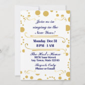 Silvester-Party Einladung (Vorderseite)